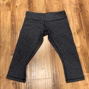 Lululemon Herringbone Wunder Under Crop